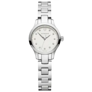 Victorinox Swiss Army Alliance XS Quartz White Crystal Dial Steel Women's Watch 241875
