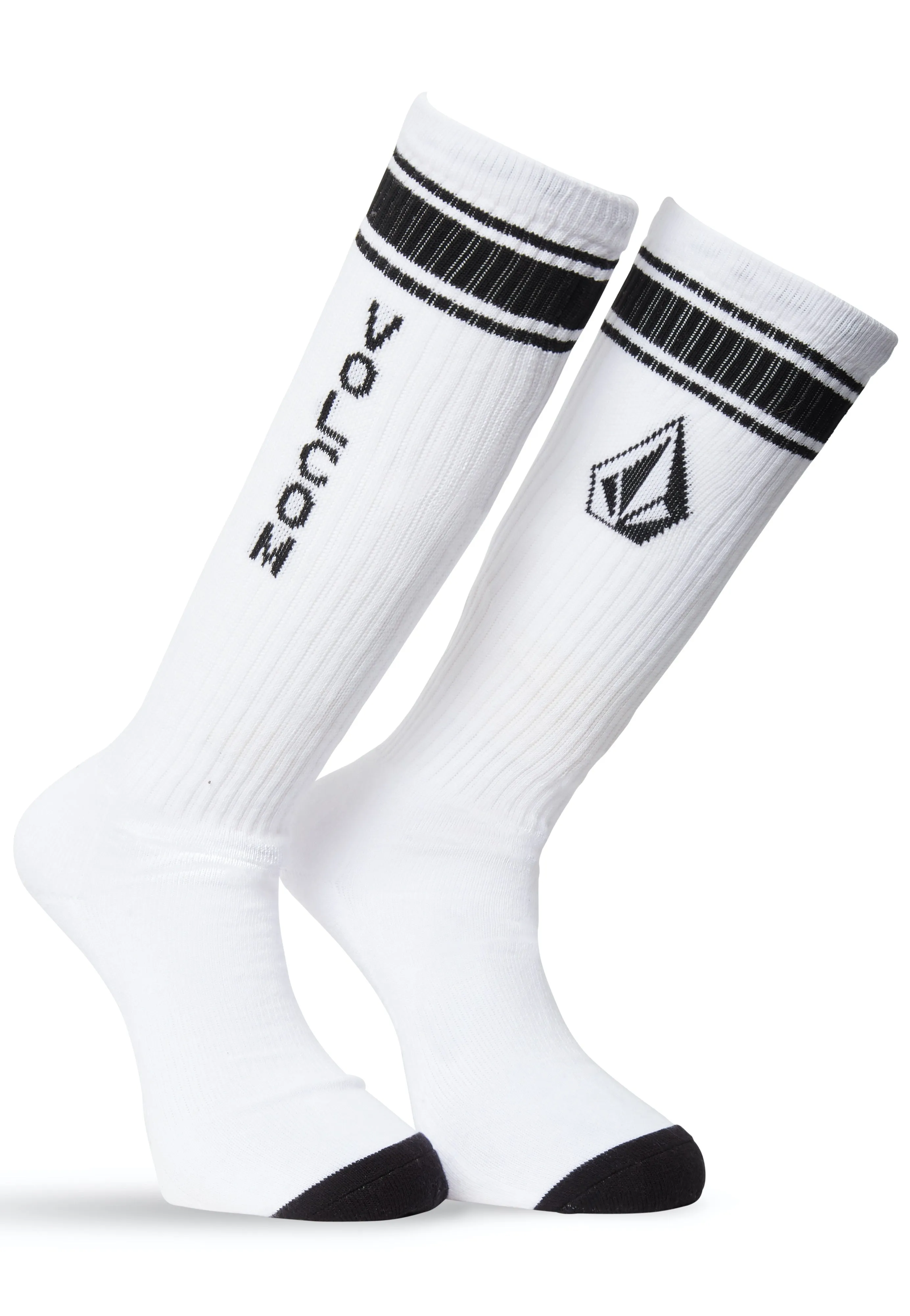 Volcom - High Stripe White - Socks