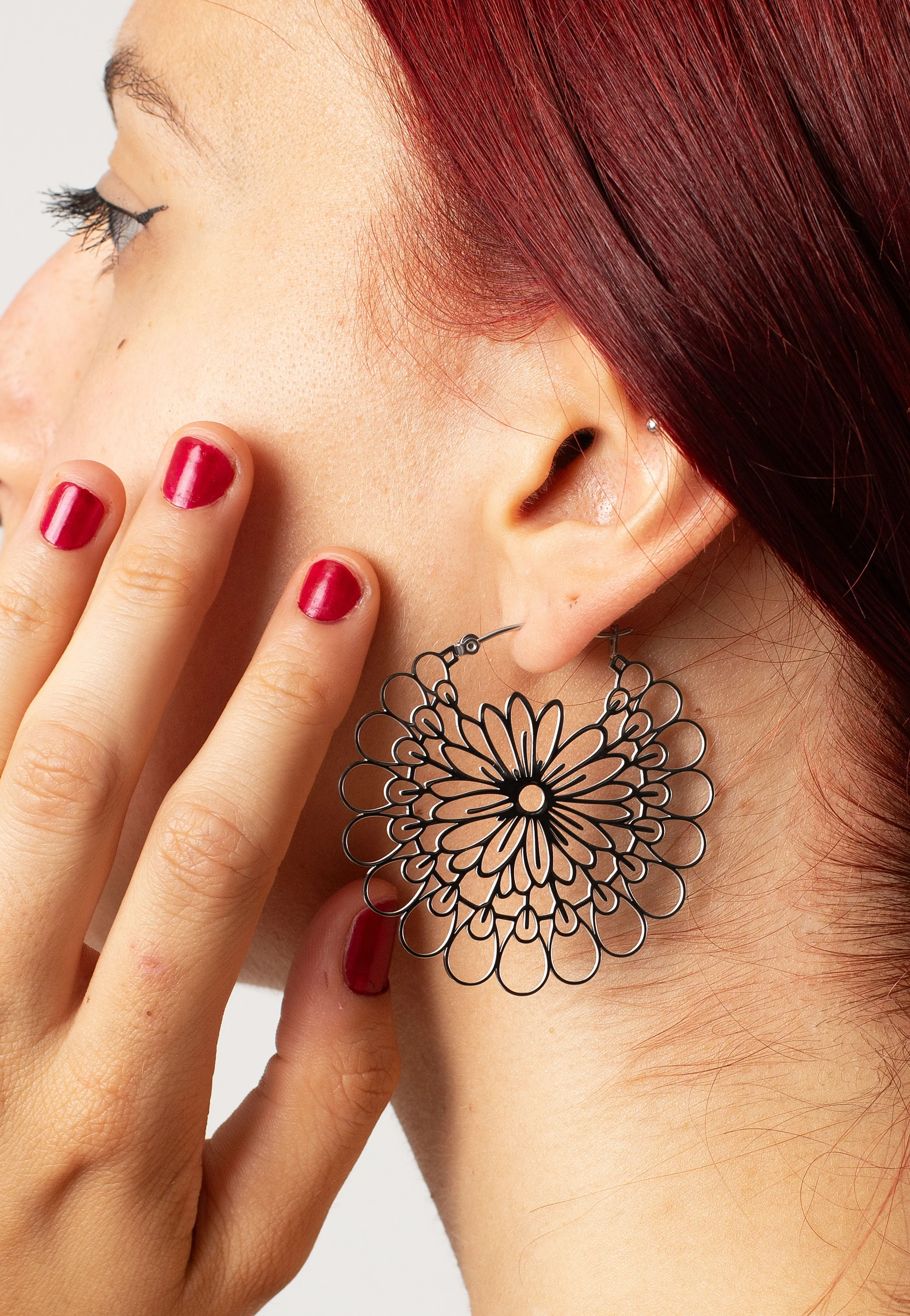 Wildcat - Daisy Silver - Earrings