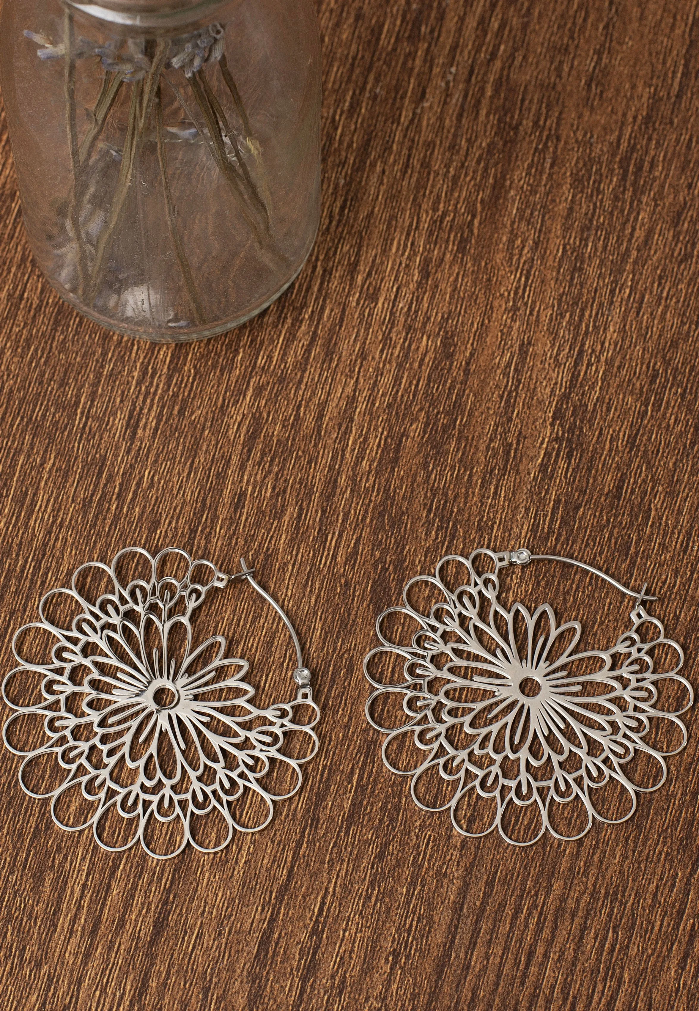 Wildcat - Daisy Silver - Earrings
