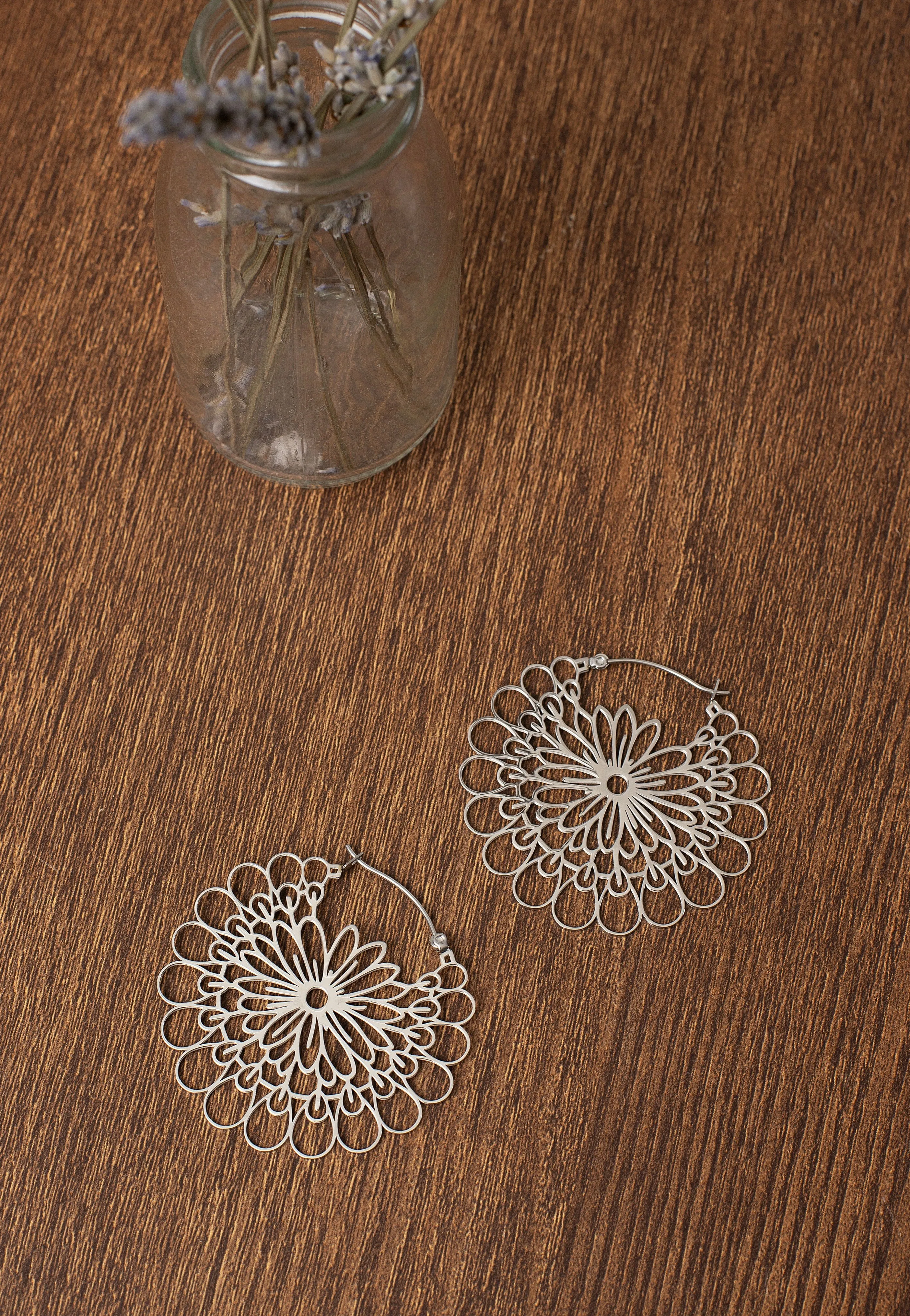 Wildcat - Daisy Silver - Earrings