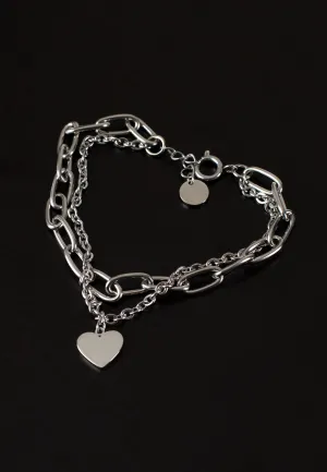 Wildcat - Heart Silver - Bracelet