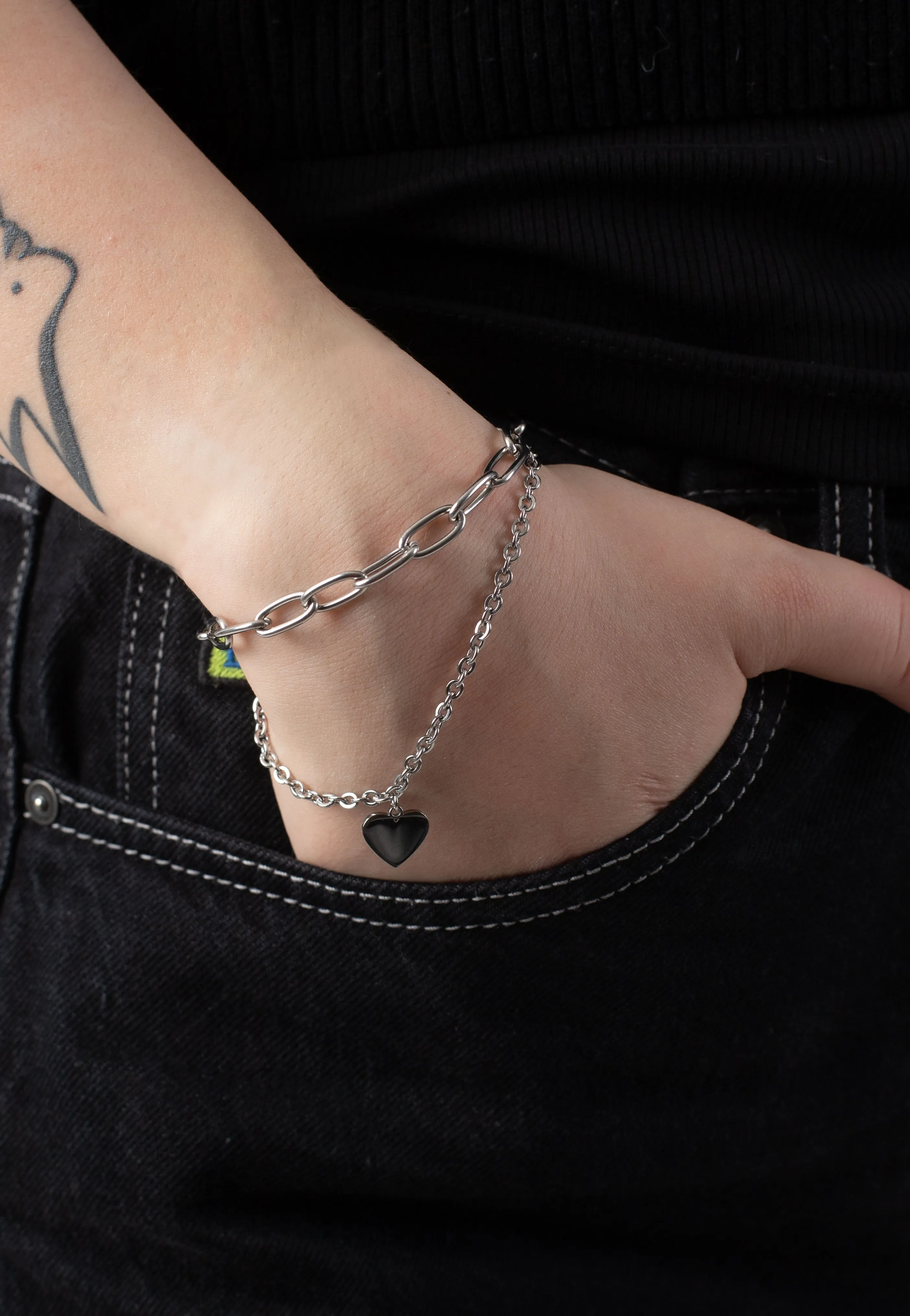 Wildcat - Heart Silver - Bracelet
