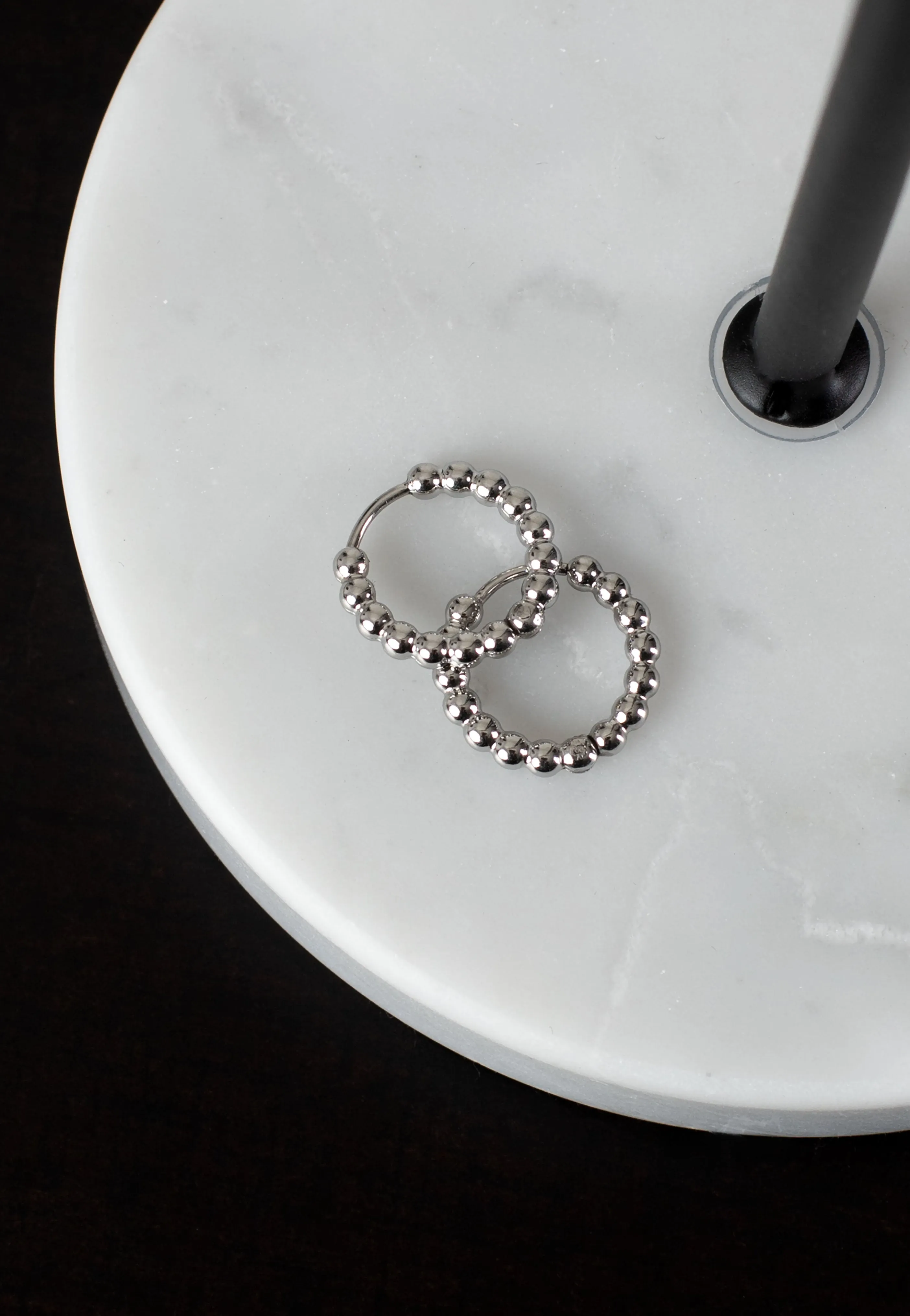 Wildcat - Little Basic Bubble Hoops Pairs 10 mm Silver - Earrings