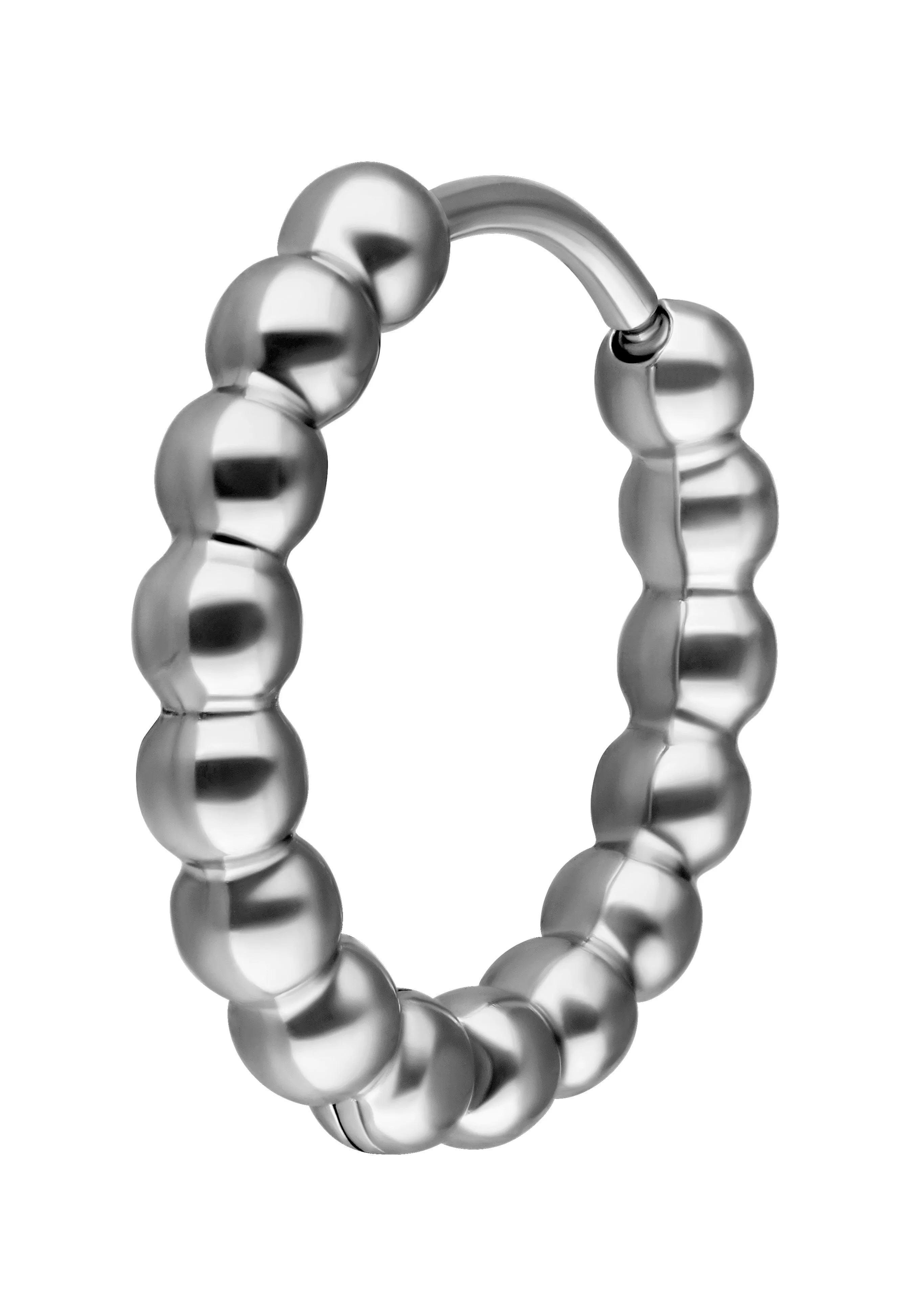 Wildcat - Little Basic Bubble Hoops Pairs 10 mm Silver - Earrings