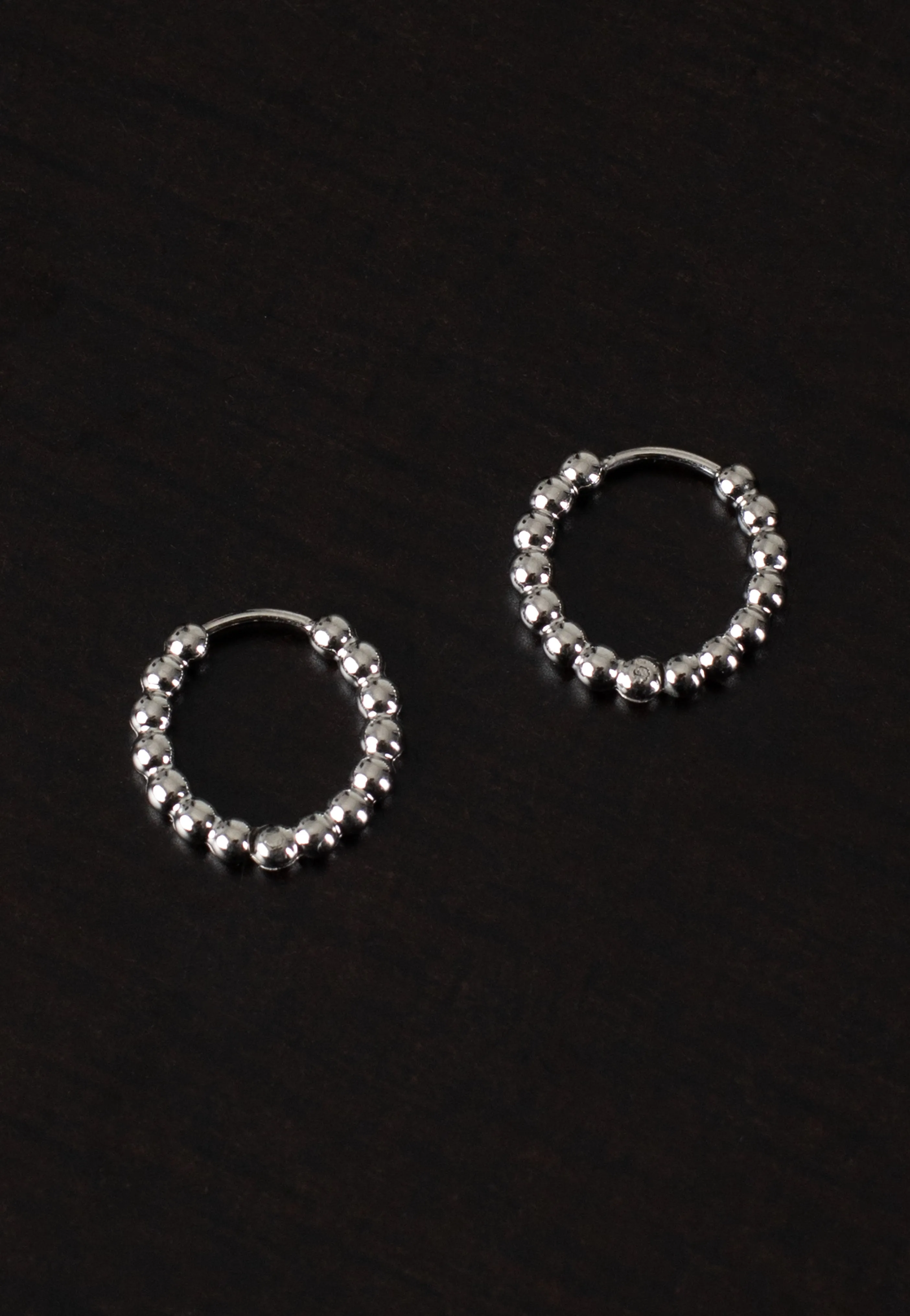 Wildcat - Little Basic Bubble Hoops Pairs 10 mm Silver - Earrings