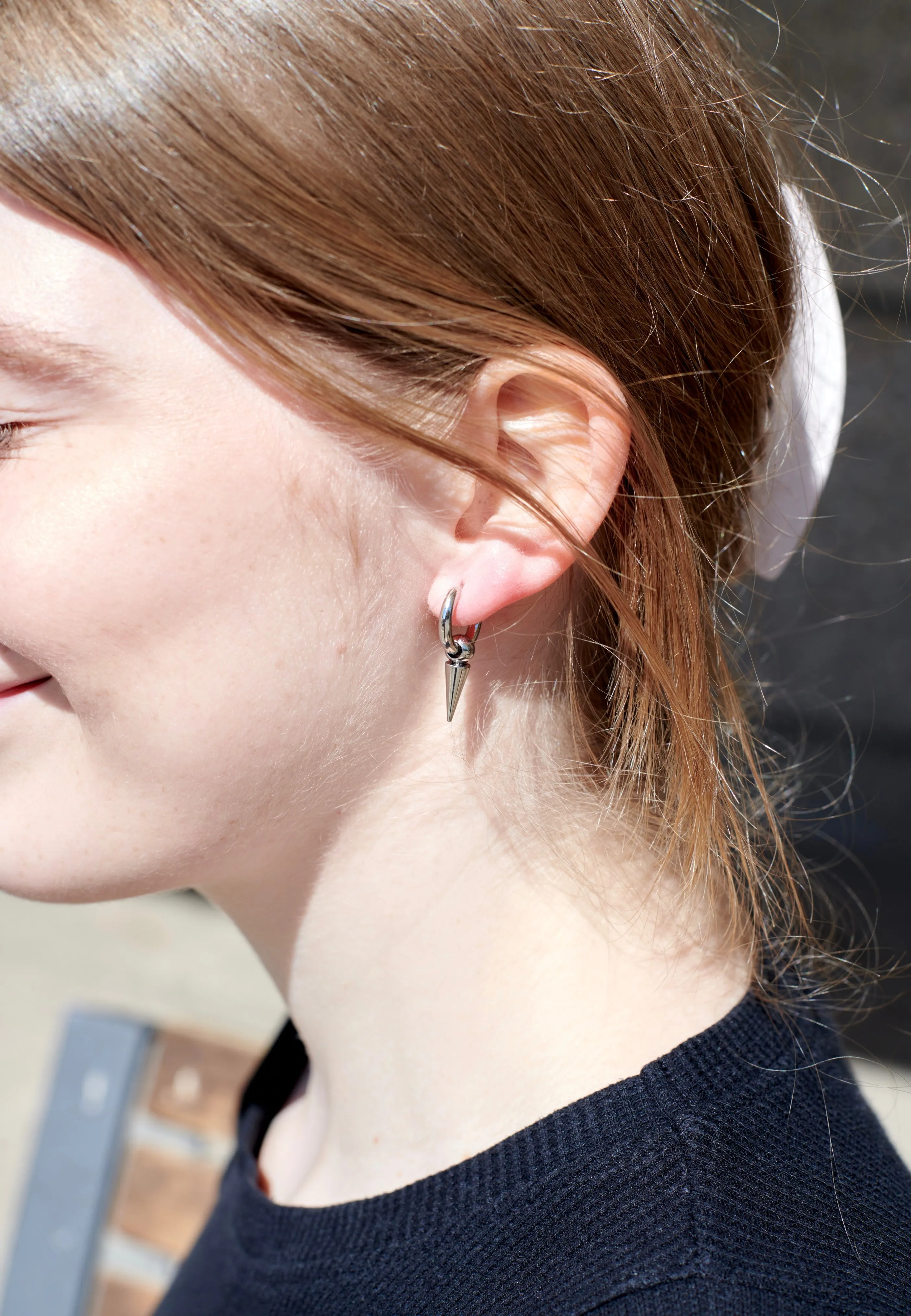 Wildcat - Little Long Spike Silver - Earrings