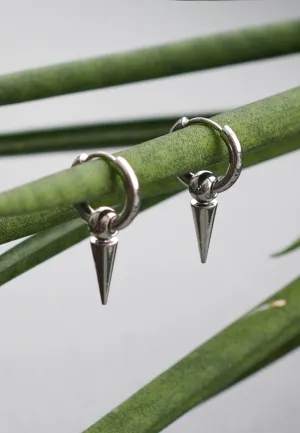 Wildcat - Little Long Spike Silver - Earrings