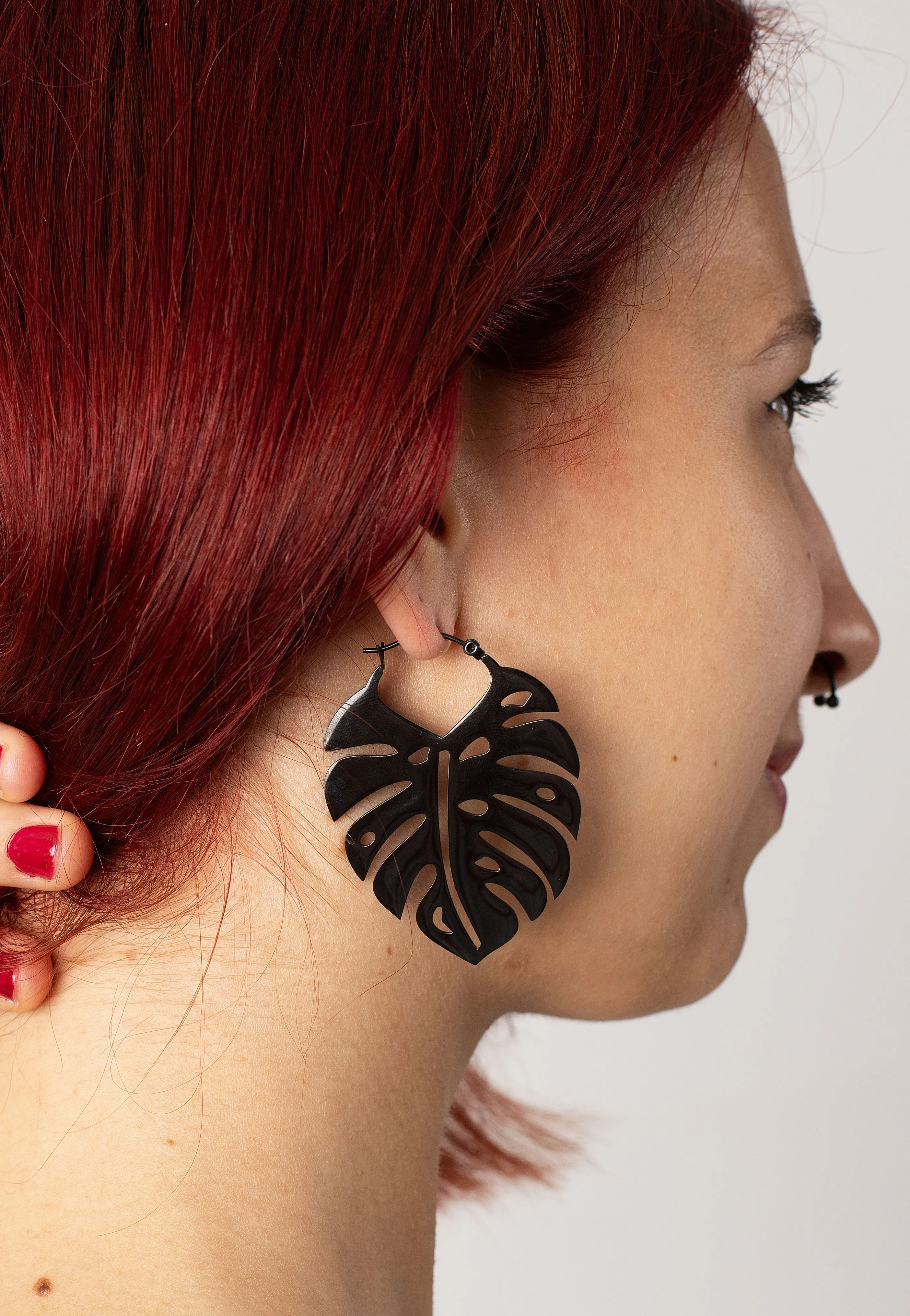 Wildcat - Monstera Leaf - Earrings