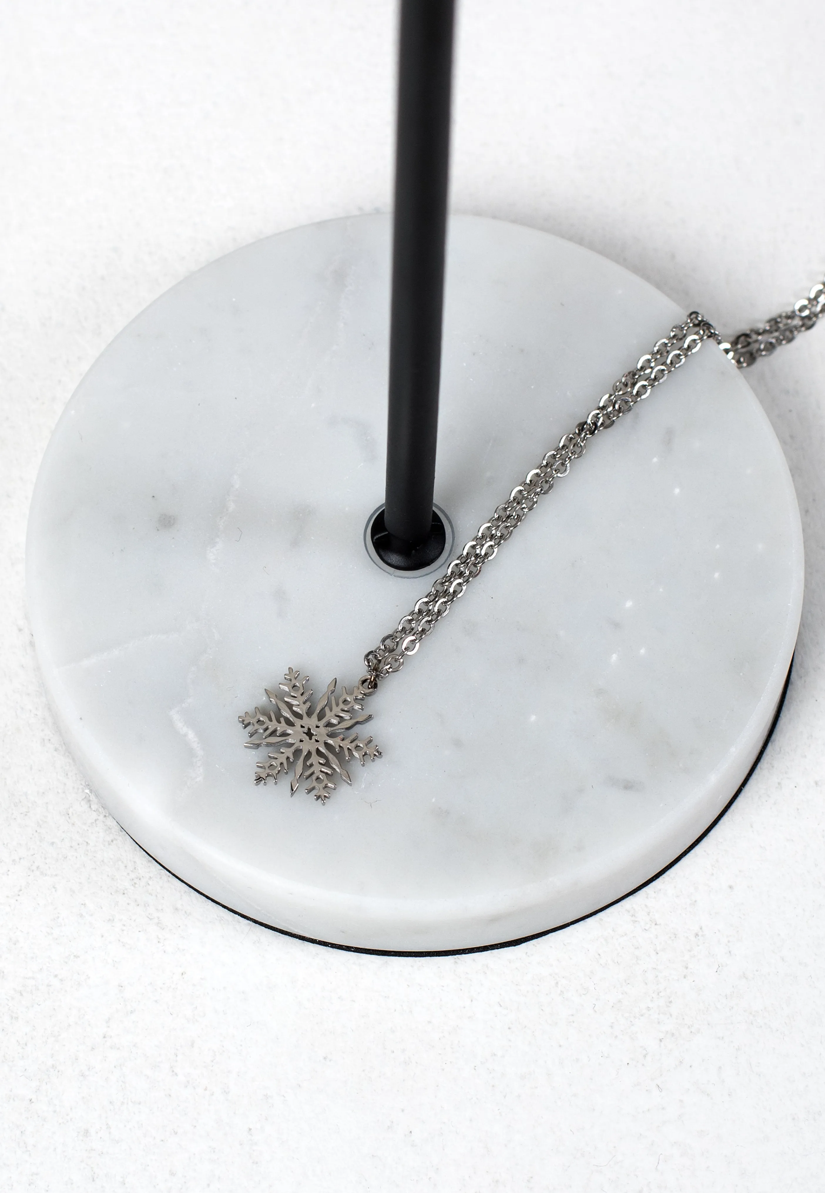 Wildcat - Snowflake Silver - Necklace