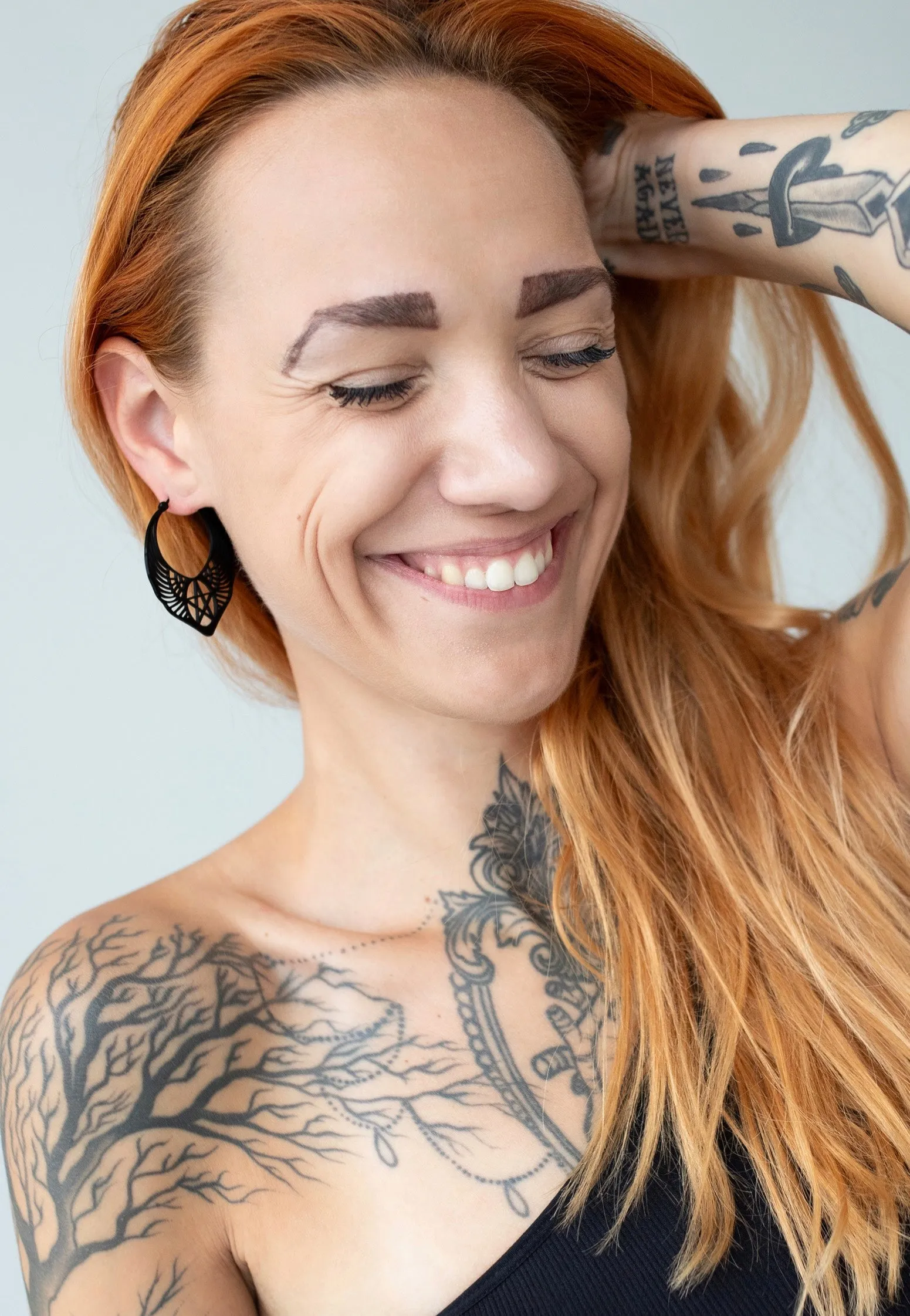 Wildcat - Winged Pentagram - Earrings