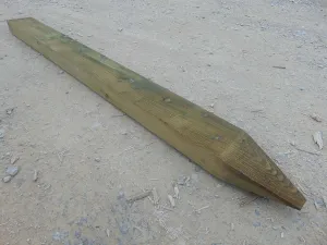Wooden Fence Post Tanalised 5' 6" x 5 x 2.5"