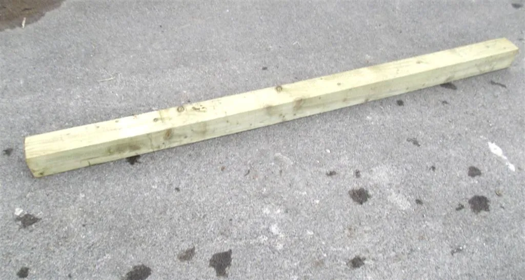 Wooden Fence Post Tanalised 8' x 4" x 4"